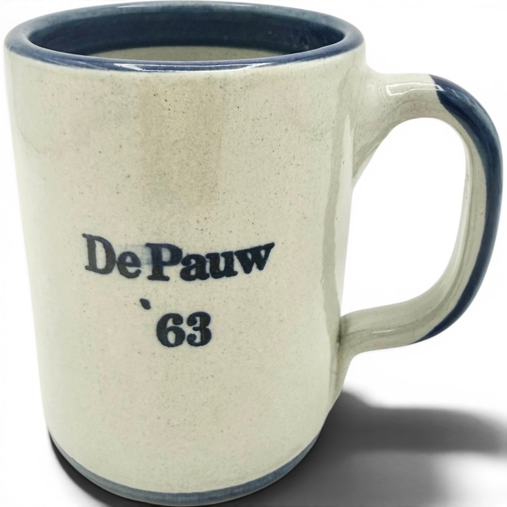 Vintage Louisville Stoneware DePauw University Class of 1963 Alumni Mug USA